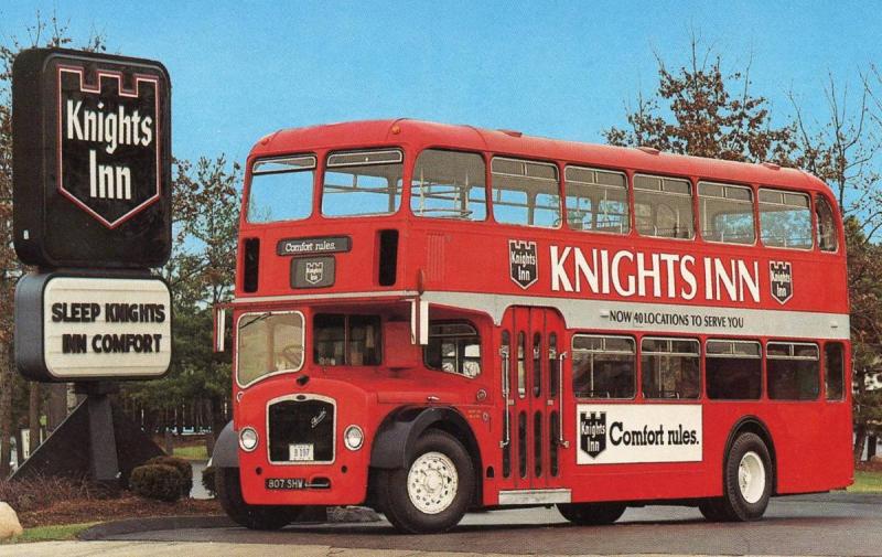 Knights Inn Double Decker Bus