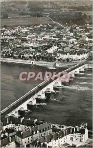 Modern Postcard Blois (Loir et Cher) Wonders of the Loire Valley View Aerienn...