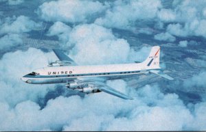 Airplane United Air Lines Douglas DC-7 Coach Mainliner