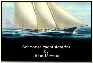 Schooner Yacht America By John Mecray