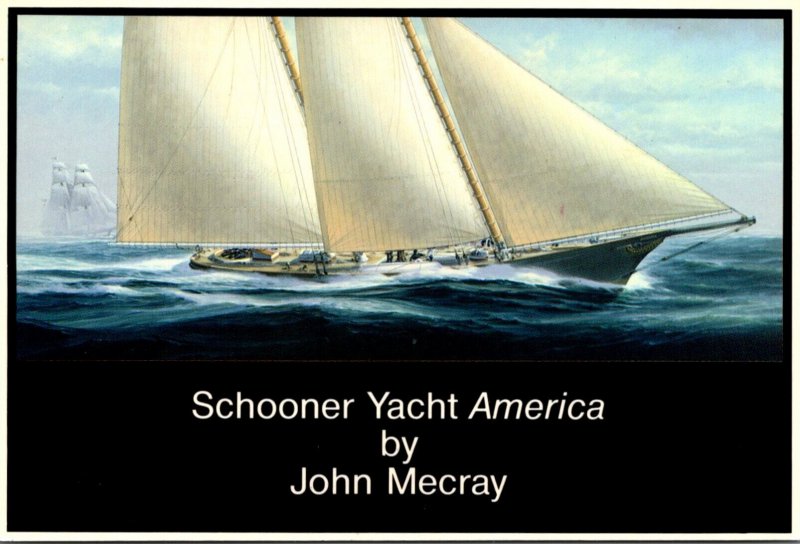 Schooner Yacht America By John Mecray