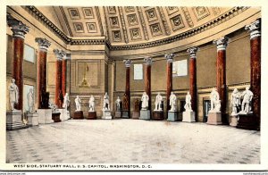 Washington D C United States Capitol Statuary Hall West Side