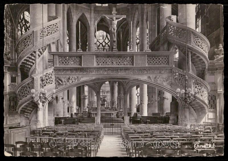 Paris - Le Jube de l'Eglise Saint-Etienne du Mont