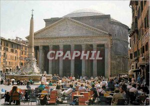 Postcard Modern Rome the pantheon