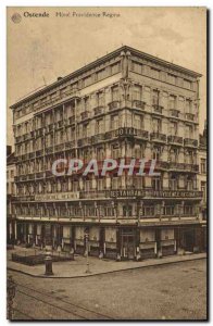 Old Postcard Ostend Hotel Providence Regina