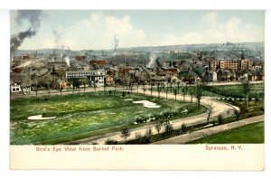 NY - Syracuse. Bird's Eye View from Burnet Park