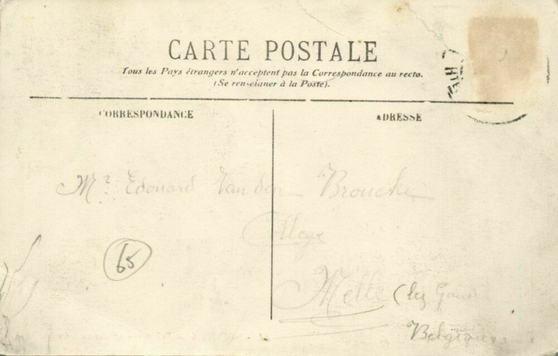 france, LOURDES, Débarquement des Malades, Wheelchair (1910s) Postcard