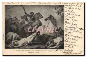 Old Postcard P Subleyras The Martyrdom of St. Hippolytus Louvre Museum