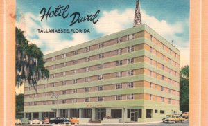 Tallahassee FL-Florida, Hotel Duval Newest & Finest Fireproof Vintage Postcard