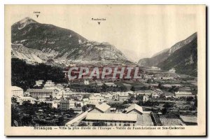 Postcard Briancon Old City the highest of Europe Vallee Fontchristiane and St...