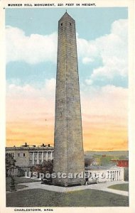 Bunker Hill Monument - Charlestown, Massachusetts MA  