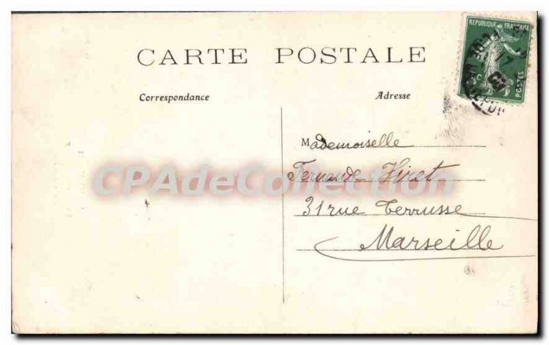 Old Postcard Remembrance Paris Porte Bonheur