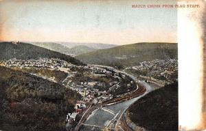 Mauch Chunk Pennsylvania From Flagstaff Mt Antique Postcard K100935