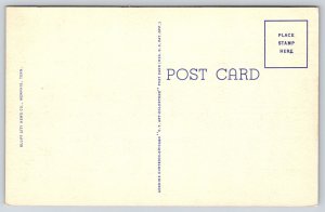 Memphis Tennessee~Overton Park~Rainbow Lake~Sunset~Reflection~Linen 1940s PC