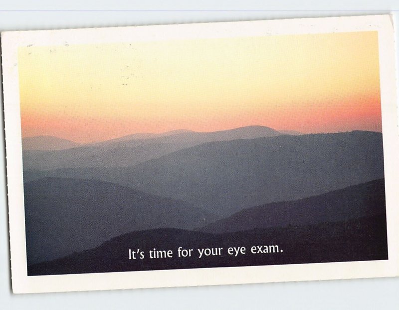 Postcard It's time for your eye exam, Dr. Hilborn, Idaho Falls, Idaho