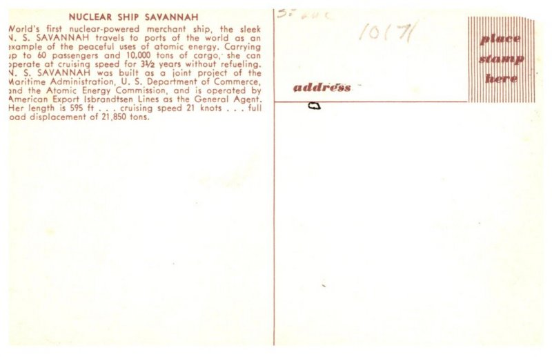 Nuclear Ship N.S. Savanhah