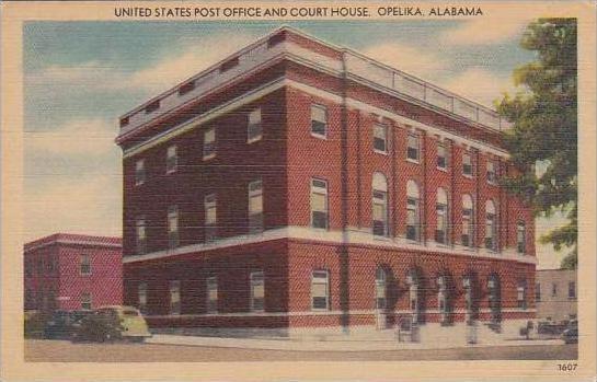 Alabama Opelika United States Post Office And Court House