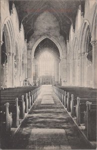 Norfolk Postcard - Hingham Church Interior SW10635