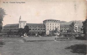 Constant Spring Hotel, Kingston, Jamaica, Early Postcard, Used in 1907