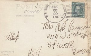 1929, US Naval Hospital, Canaco, Philippines to Ft. Worth, TX (N1245)