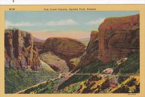 Arizona Fish Creek Canyon Apache Trail Curteich