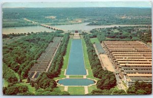 Postcard - Lincoln Memorial and Reflecting Pool, Washington, D. C.