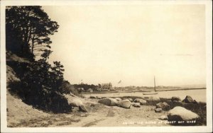 Onset Bay Mass MA Cape Cod Harbor Real Photo RPPC Vintage Postcard