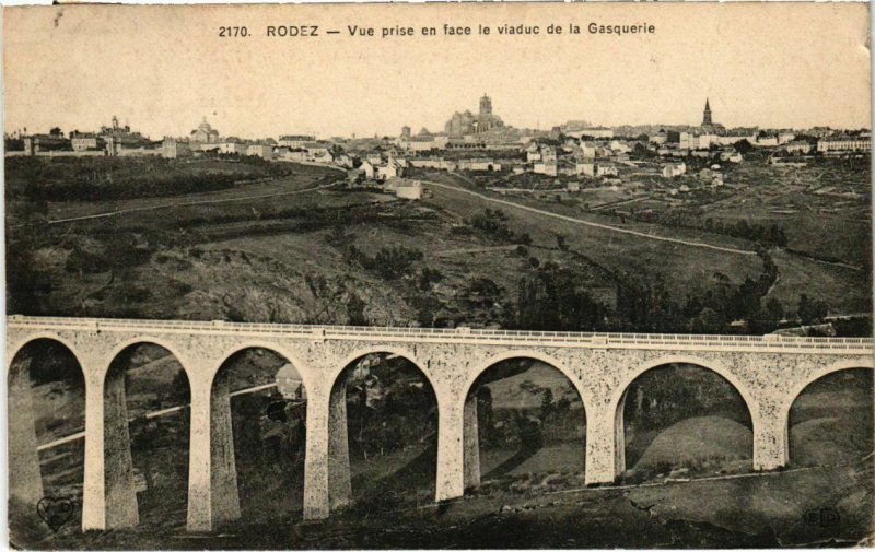 CPA RODEZ - Vue prise en face le viaduc de la Gasquerie (109500)