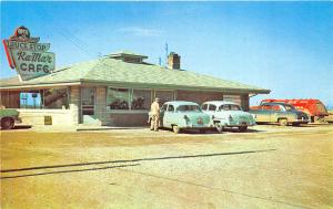 Washington IL Ra-Mar Cafe Drive-in Restaurant Old Car Postcard