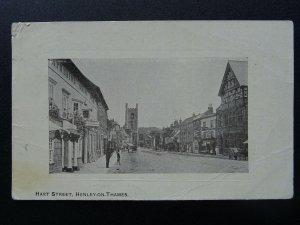 Oxfordshire HENLEY ON THAMES Hart Street WATERING WHEEL HOTEL c1912 Postcard