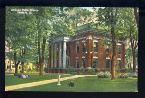 Centralia, Illinois/IL Postcard, Carnegie Public Library