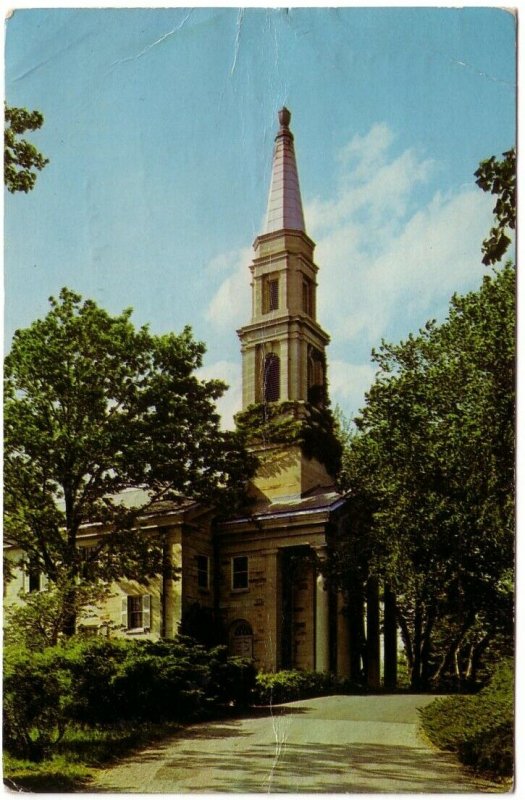 Chapel, Principia College, Elsah, Illinois, Vintage 1963 Chrome Postcard