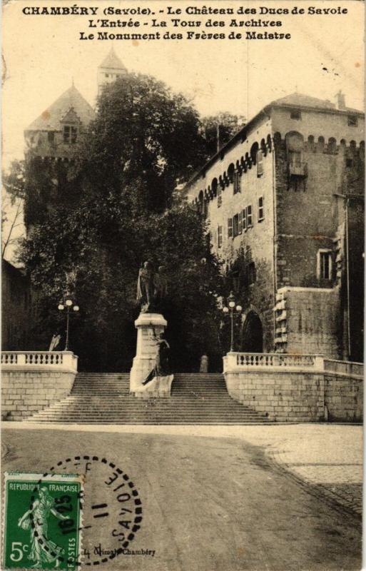 CPA CHAMBÉRY - Le Chateau des Ducs de Savoie L'Entrée - La Tou (252375)