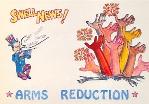 Arms Reduction, Rubber Stamp And Felt Tip Pen  