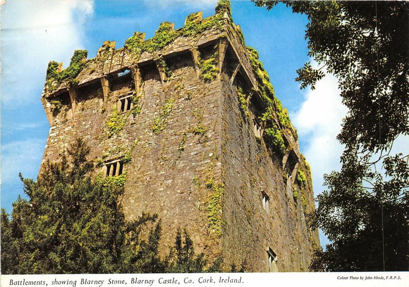 uk51797 battlements blarney stone blarney castle cork ireland
