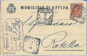 34076   CARTOLINA d'Epoca ASCOLI PICENO provincia - Offida 1910
