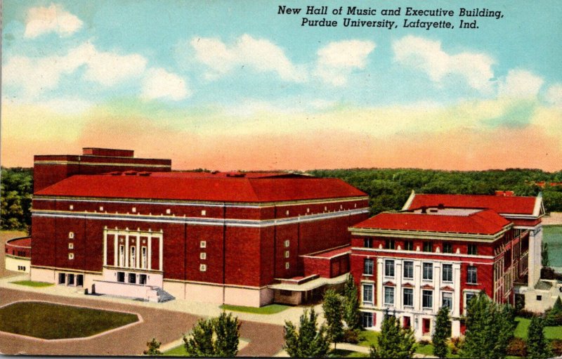 Indiana Lafayette New Hall Of Music and Executive Building Purdue University ...