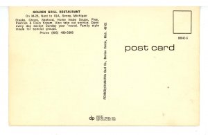 MI - Seney. Golden Grill Restaurant, Interior