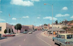 Postcard New Mexico Truth or Consequences Main Street Schaad autos 23-9171