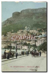 Old Postcard Monte Carlo Monte De La Costa