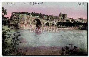 Postcard Old Palace Avignon Bridge St Benezet