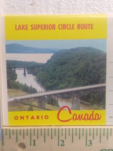 Postcard Album Lakehead grain elevators and sleeping giant, Canada 