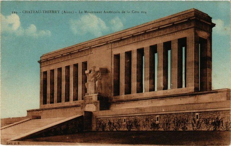 CPA MILITAIRE Chateau-Thierry, Le Monument Américain de la Cote (317340)