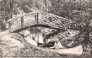 Rustic Bridge near Pocono Inn Mt Pocono, Pennsylvania PA  