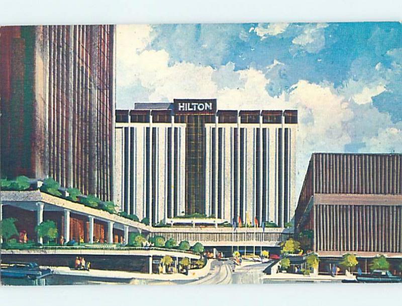 Unused Pre-1980 HILTON HOTEL Omaha Nebraska NE c0627@