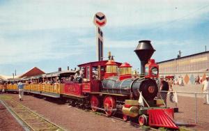 OR, Portland  OREGON CENTENNIAL EXPO~TRADE FAIR  Steam Locomotive  1959 Postcard