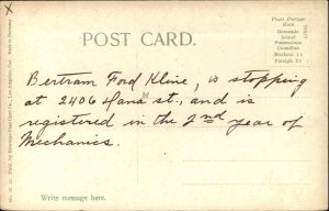 SANTA BARBARA CA Mrs Williams at Light House LIGHTHOUSE c1910 Postcard