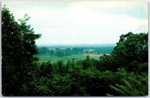 VINTAGE POSTCARD LONG-RANGE VIEW OF SWEET BRIAR COLLEGE VIRGINIA