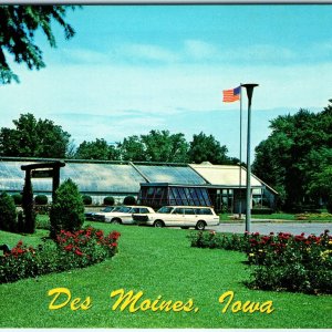 c1970s Des Moines, IA Water Works Park Fleur Drive Greetings Cars Chrome PC A308