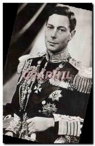 Modern Postcard King George VI King of & # 39Angleterre